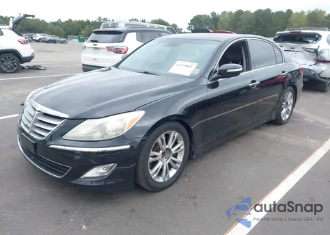 2012 Hyundai Genesis 3.8 z USA, uszkodzony, nr VIN KMHGC4DD9CU184440